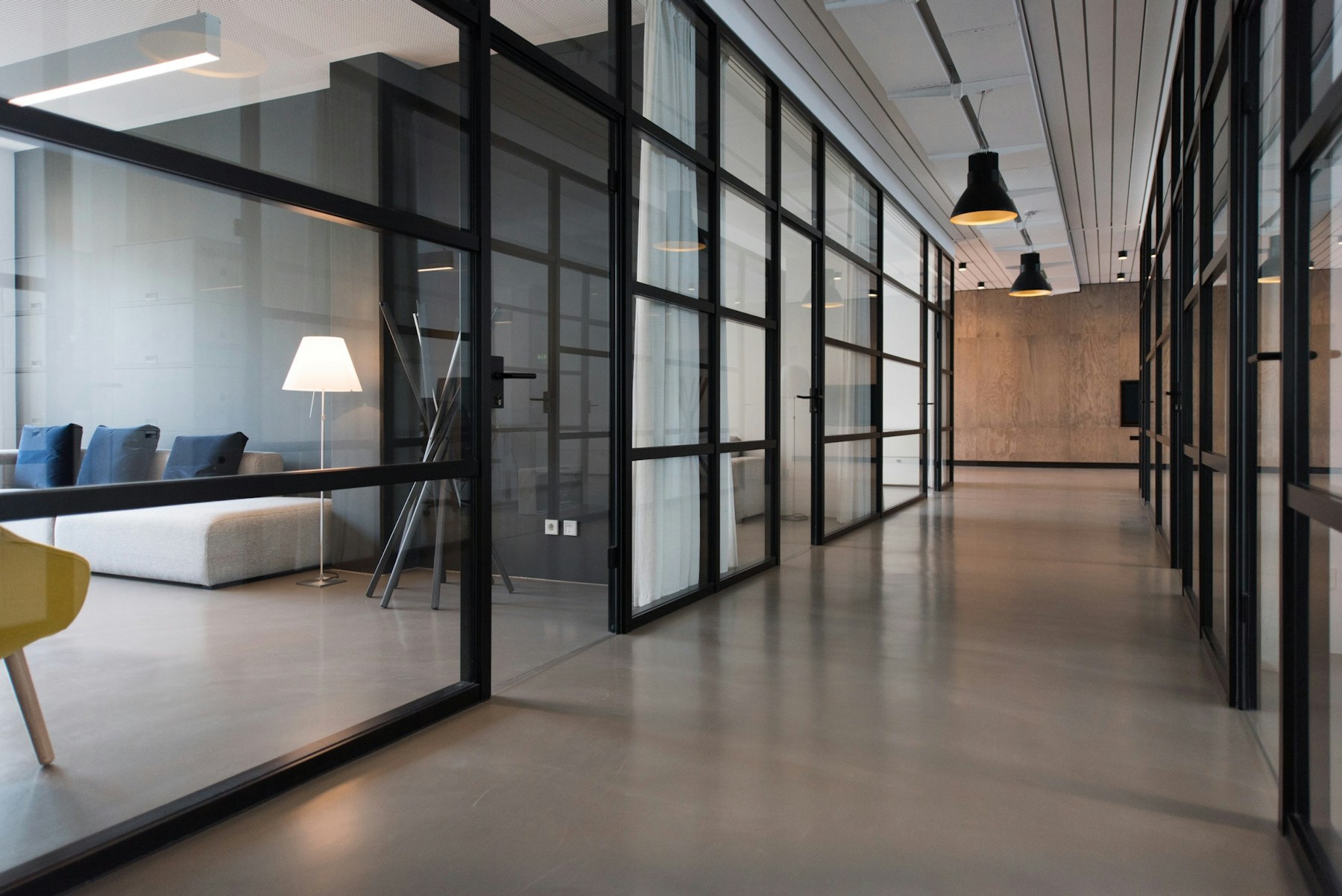 Espace professionnel laissé vacant